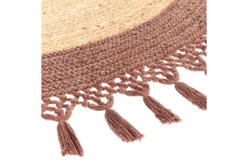 Plattvävd Marts - Beige, brun, 200x200 cm - Textil & mattor - Mattor - Modern matta - Sisalmattor