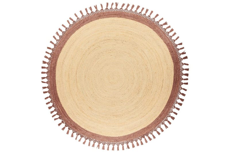 Plattvävd Marts - Beige, brun, 200x200 cm - Textil & mattor - Mattor - Modern matta - Sisalmattor