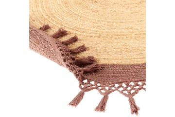 Plattvävd Marts - Beige, brun, 200x200 cm - Textil & mattor - Mattor - Modern matta - Sisalmattor