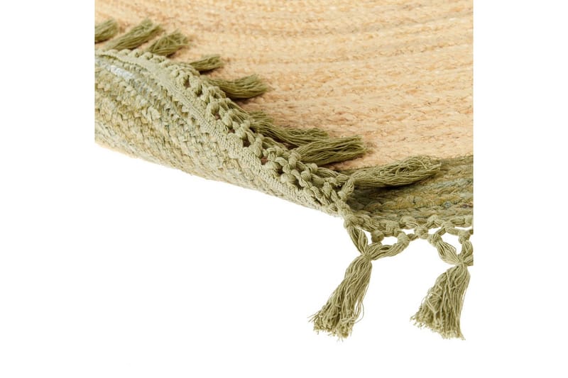 Plattvävd Marts - Beige, Grön, 200x200 cm - Textil & mattor - Mattor - Modern matta - Sisalmattor