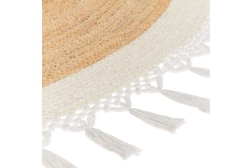 Plattvävd Marts - Beige, vit, 200x200 cm - Textil & mattor - Mattor - Modern matta - Sisalmattor