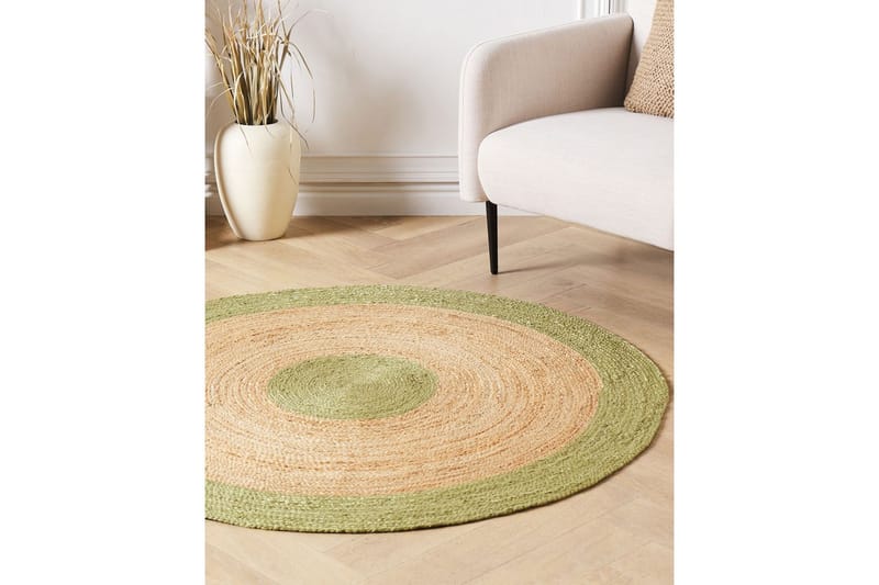 Plattvävd Yayalar - Beige, Grön - Textil & mattor - Mattor - Modern matta - Sisalmattor