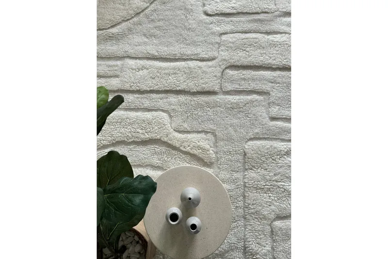 Pure Ullmatta 240x340 cm Rektangulär - Creme - Textil & mattor - Mattor - Modern matta - Ullmatta