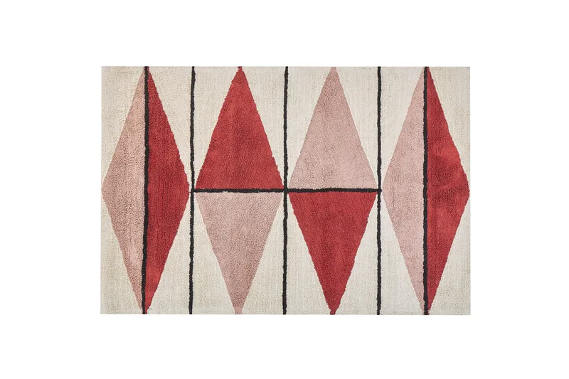 Purnia Ryamatta 140x200 cm, Röd