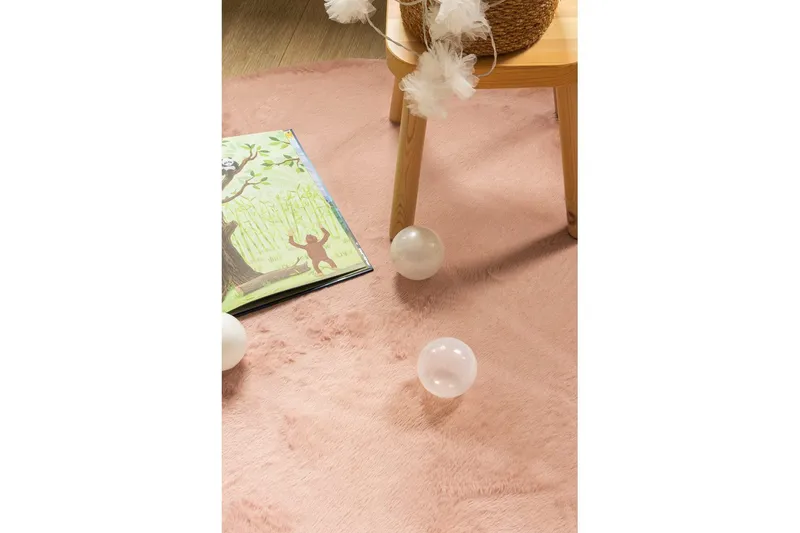 Relax Ryamatta Rund 120 cm - Beige - Textil & mattor - Mattor - Modern matta - Ryamatta & luggmatta