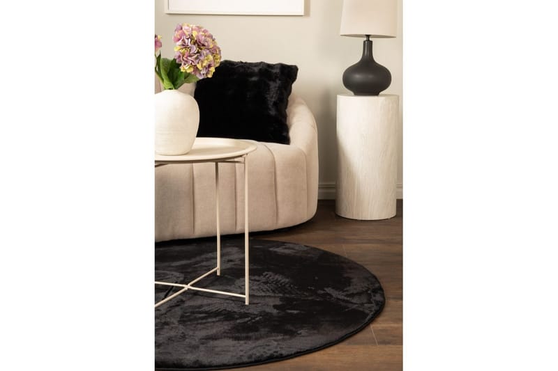 Relax Ryamatta Rund 120 cm - Beige - Textil & mattor - Mattor - Modern matta - Ryamatta & luggmatta