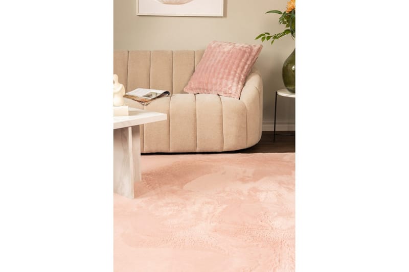 Relax Stor Rektangulär Ryamatta & Luggmatta 240x340 cm - Rosa - Textil & mattor - Mattor - Modern matta - Ryamatta & luggmatta