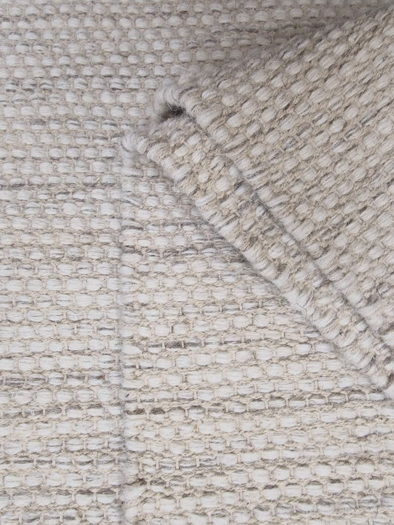 Visby Bomullsmatta 240x340 cm Rektangulär - Creme - Textil & mattor - Mattor - Modern matta - Bomullsmatta