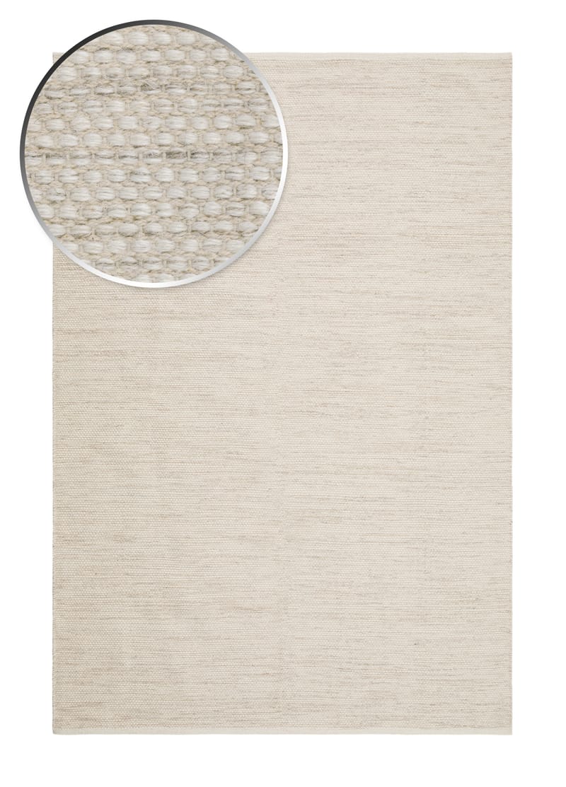 Visby Bomullsmatta 240x340 cm Rektangulär - Creme - Textil & mattor - Mattor - Modern matta - Bomullsmatta