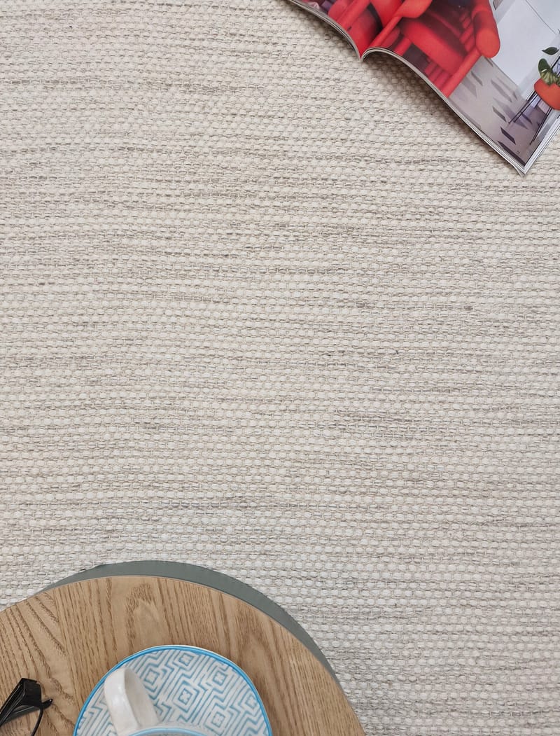 Visby Bomullsmatta 300x400 cm Rektangulär - Creme - Textil & mattor - Mattor - Modern matta - Bomullsmatta