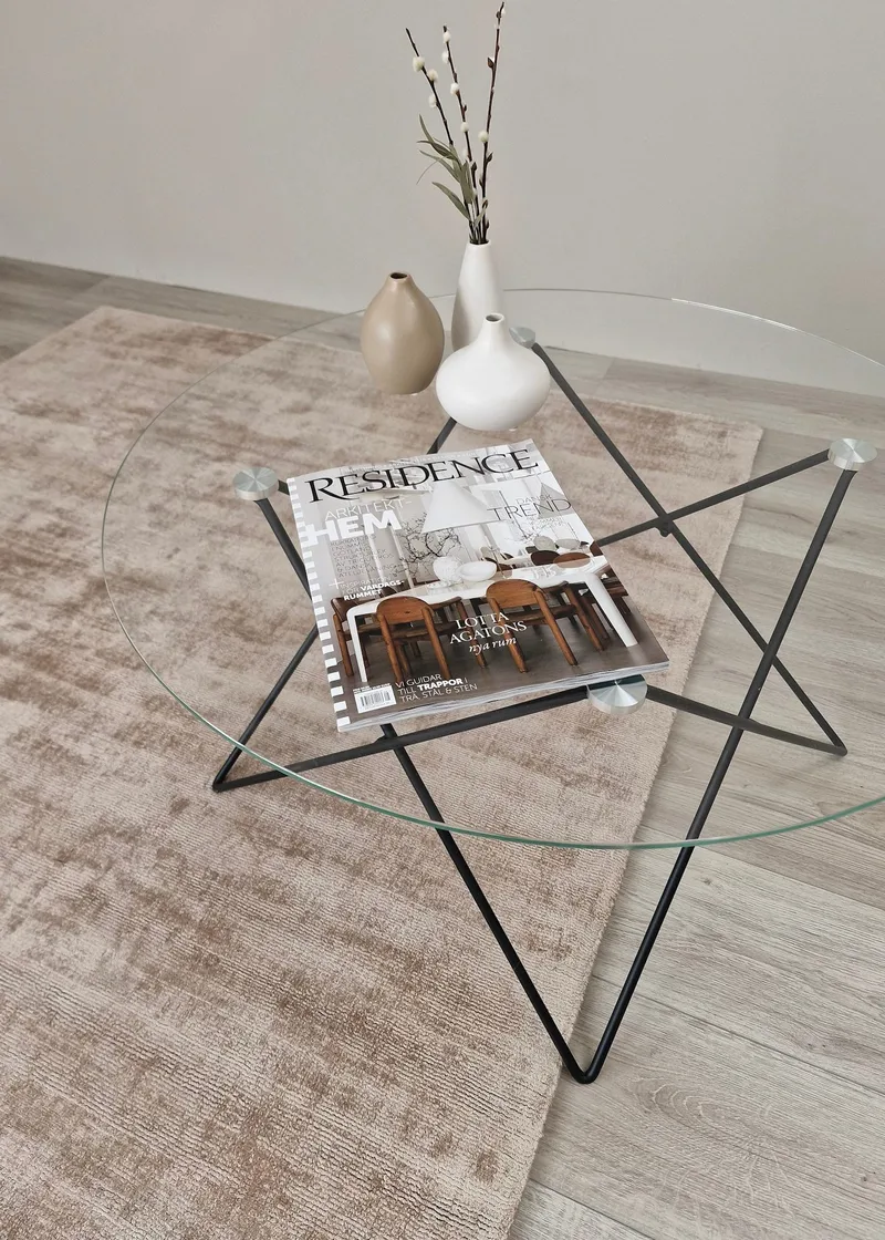 Tribeca Viskosmatta 160x230 cm Rektangulär - Linne - Textil & mattor - Mattor - Modern matta - Viskosmatta & konstsilkesmatta