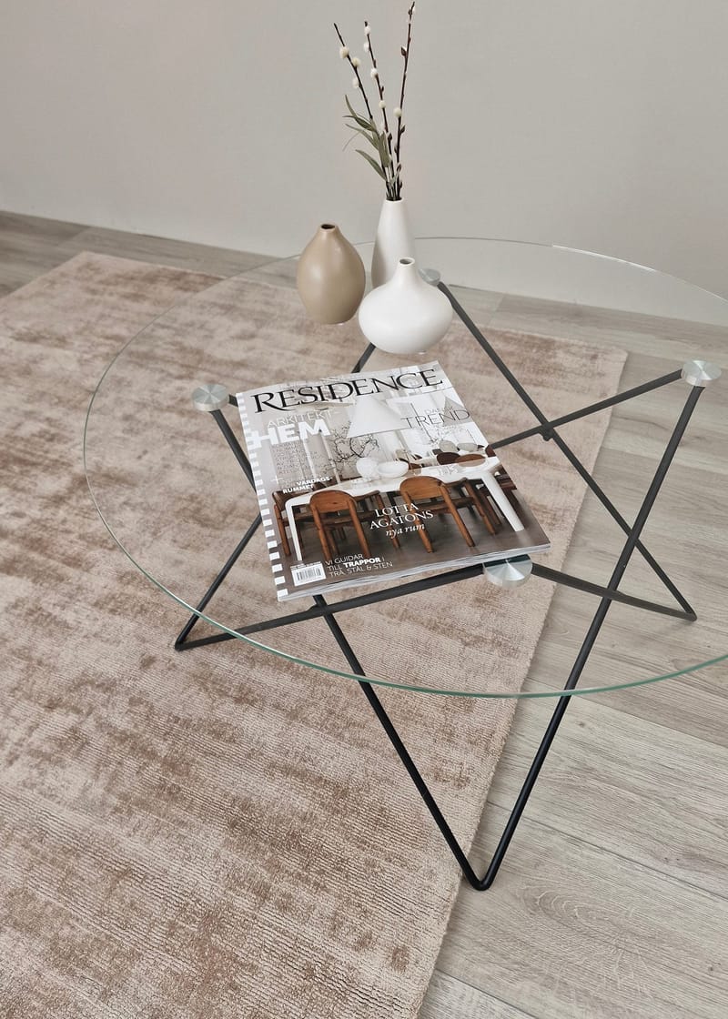 Tribeca Viskosmatta 160x230 cm Rektangulär - Linne - Textil & mattor - Mattor - Modern matta - Viskosmatta & konstsilkesmatta