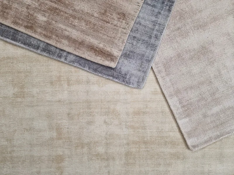 Tribeca Viskosmatta 160x230 cm Rektangulär - Sand - Textil & mattor - Mattor - Modern matta - Viskosmatta & konstsilkesmatta