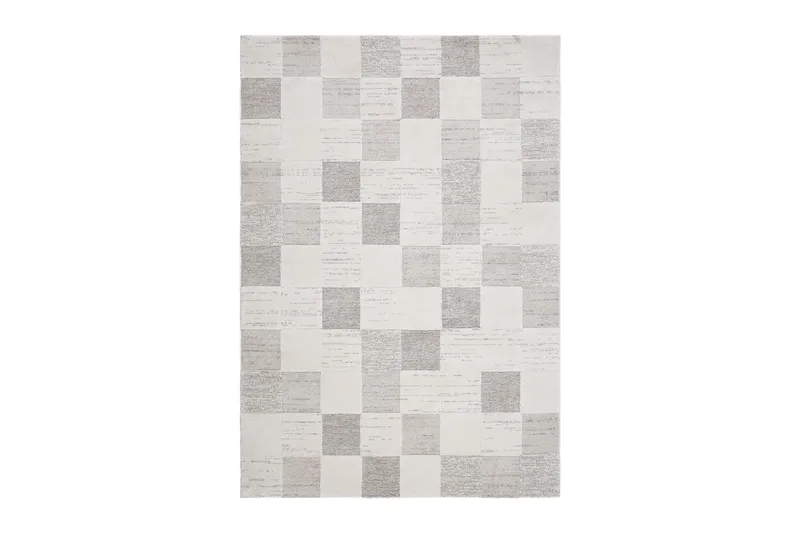 Bella Wiltonmatta 200x290 cm Rektangulär, Grå/Vit