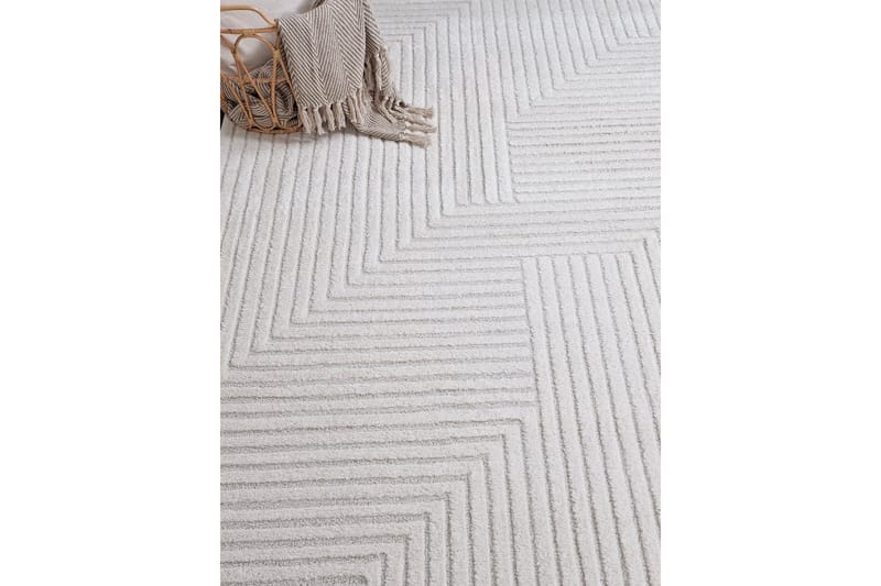 Bella Wiltonmatta 200x290 cm Rektangulär - Vit - Textil & mattor - Mattor - Modern matta - Friezematta
