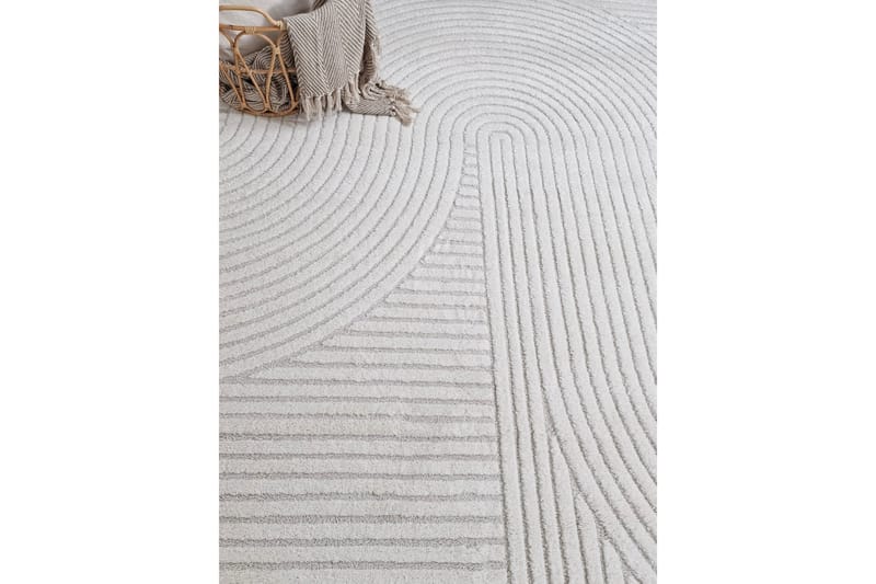 Bella Wiltonmatta 200x290 cm Rektangulär - Vit - Textil & mattor - Mattor - Modern matta - Friezematta