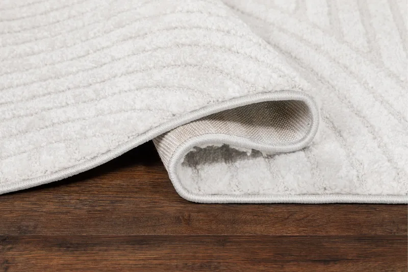 Bella Wiltonmatta 200x290 cm Rektangulär - Vit - Textil & mattor - Mattor - Modern matta - Friezematta