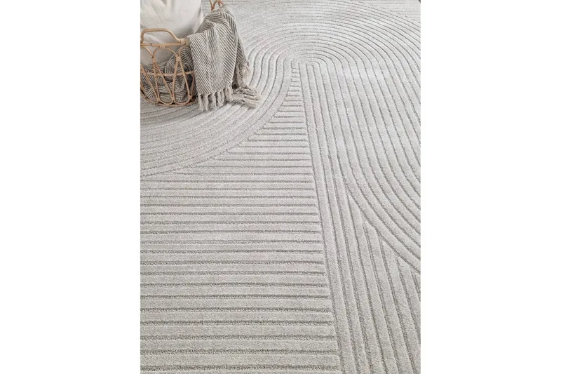 Bella Wiltonmatta 240x340 cm Rektangulär - Linne - Textil & mattor - Mattor - Modern matta - Friezematta