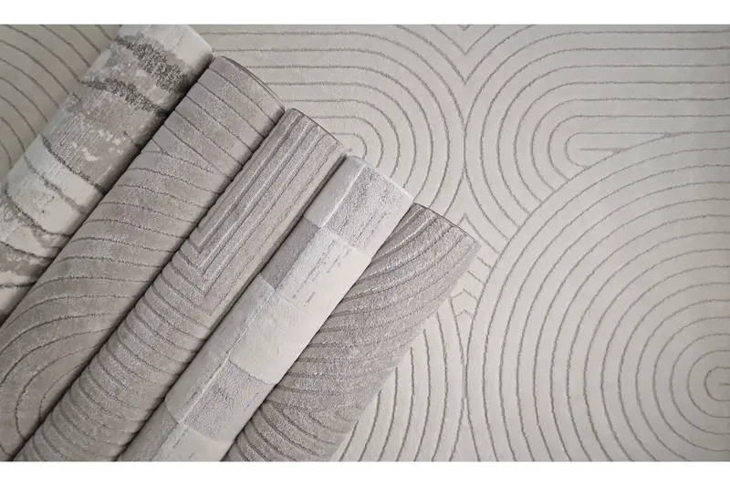 Bella Wiltonmatta 240x340 cm Rektangulär - Linne - Textil & mattor - Mattor - Modern matta - Friezematta