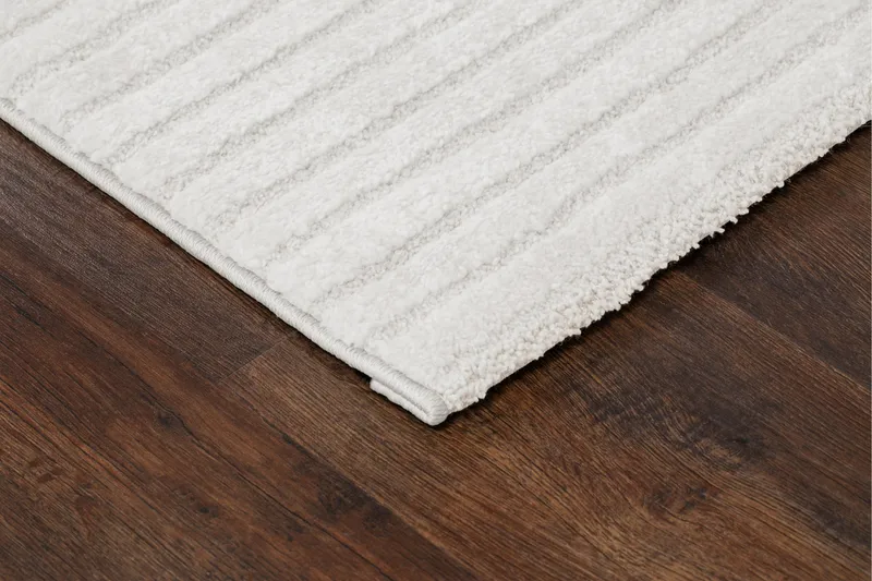 Bella Wiltonmatta 240x340 cm Rektangulär - Vit - Textil & mattor - Mattor - Modern matta - Friezematta