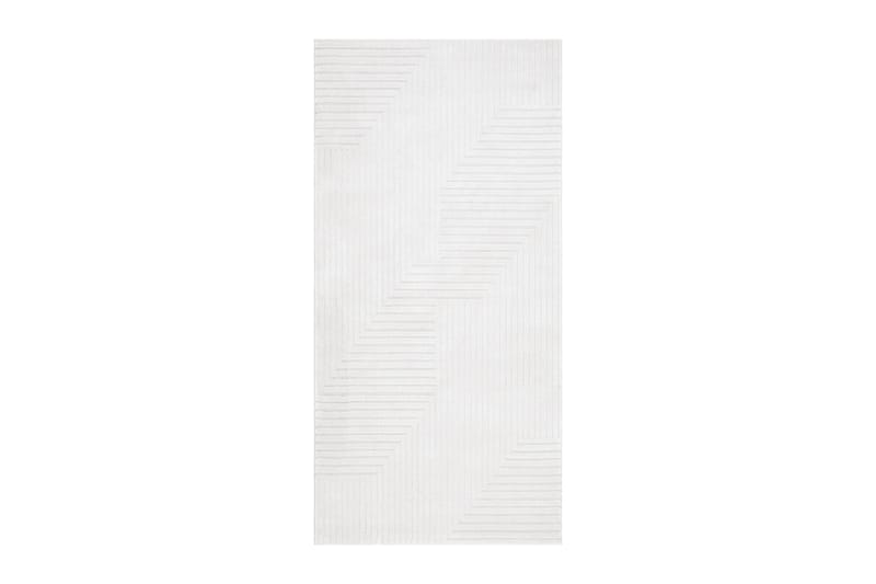Bella Wiltonmatta 80x150 cm Rektangulär - Vit - Textil & mattor - Mattor - Modern matta - Friezematta