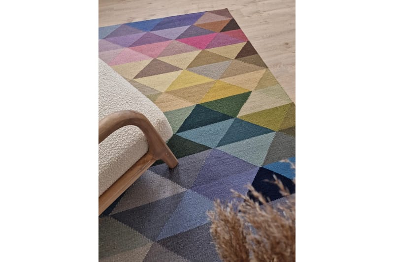 Riviera Ullmatta 80x240 cm Oval - Flerfärgad - Textil & mattor - Mattor - Modern matta - Ullmatta