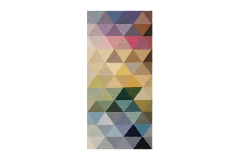 Riviera Ullmatta 80x240 cm Oval - Flerfärgad - Textil & mattor - Mattor - Modern matta - Ullmatta