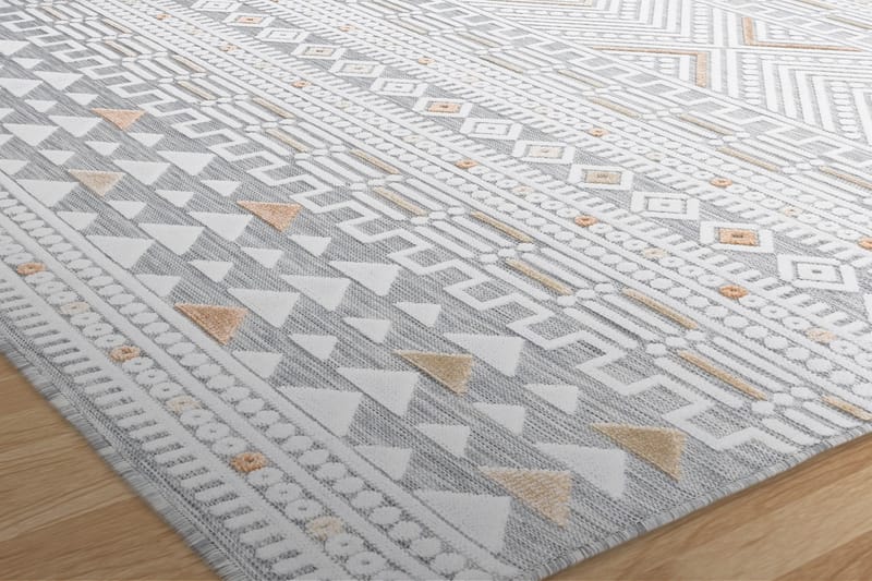 Rosy Wiltonmatta 117x180 cm Rektangulär - Creme/Grå - Textil & mattor - Mattor - Modern matta - Wiltonmattor