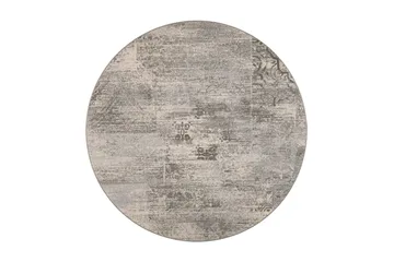 Rustiikki Matta Rund 133 cm Grå - Vm Carpet - Textil & mattor - Mattor - Modern matta - Gångmattor