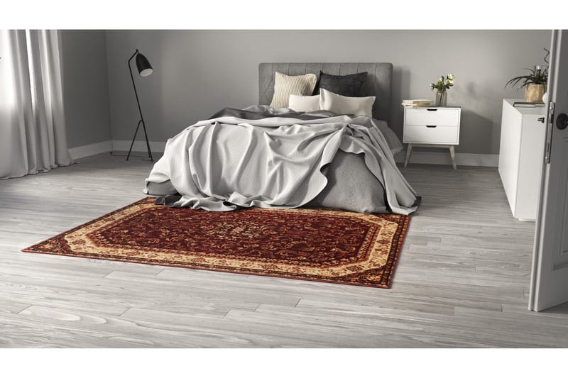 Beluch Ryamatta 133x190 cm Röd - Hestia - Textil & mattor - Mattor - Modern matta - Ryamatta & luggmatta