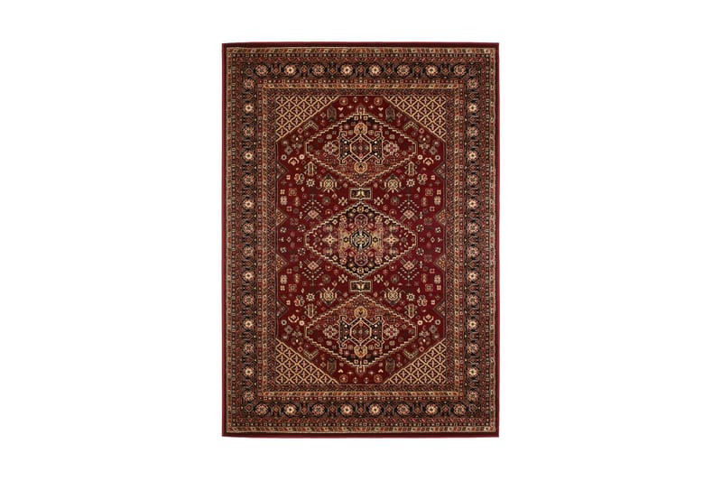 Bidjar Ryamatta 160x230 cm Röd - Hestia - Textil & mattor - Mattor - Modern matta - Ryamatta & luggmatta
