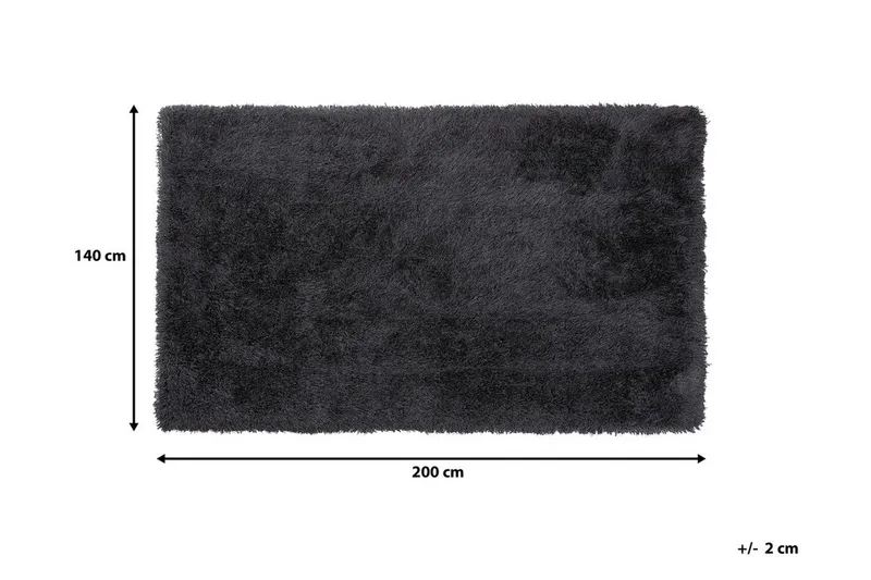 Bleakley Matta 140x200 cm - Svart - Textil & mattor - Mattor - Modern matta - Ryamatta & luggmatta