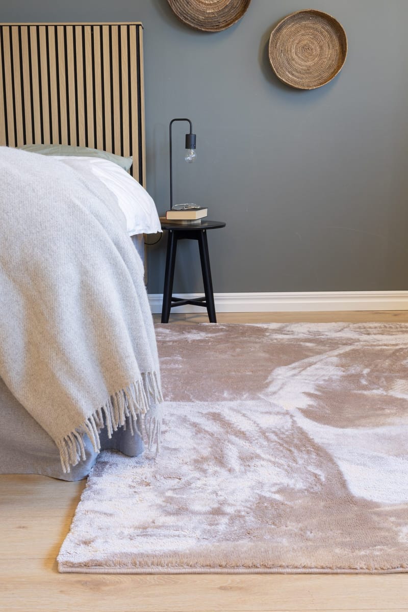 Cozy Ryamatta 110x160 cm Rektangulär - Linne - Textil & mattor - Mattor - Modern matta - Ryamatta & luggmatta
