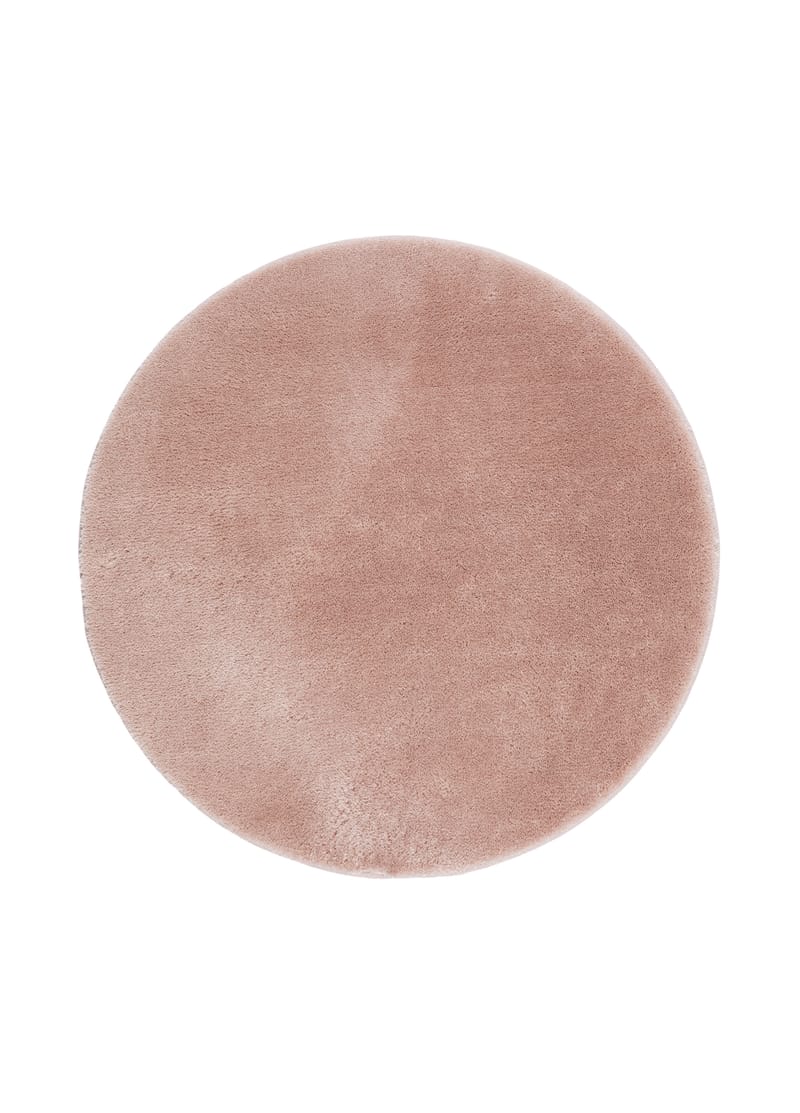 Cozy Ryamatta 120 cm Rund - Rosa - Textil & mattor - Mattor - Modern matta - Ryamatta & luggmatta