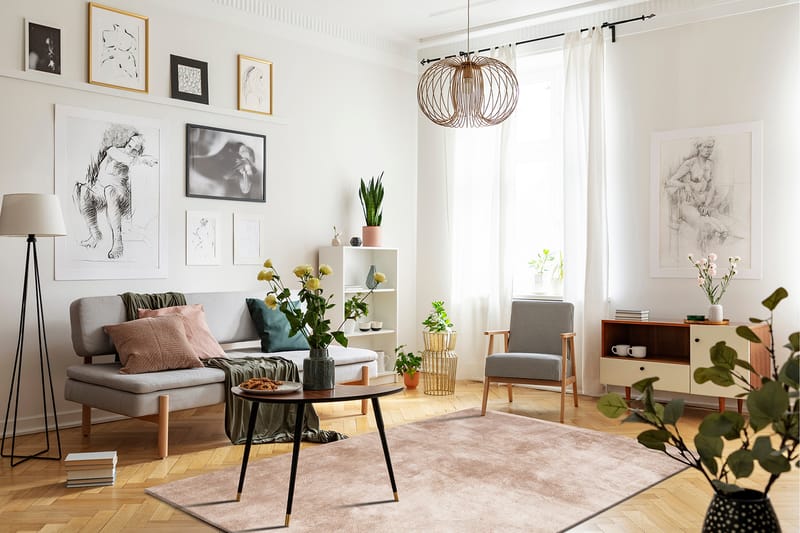 Cozy Ryamatta 133x190 cm Rektangulär - Linne - Textil & mattor - Mattor - Modern matta - Ryamatta & luggmatta