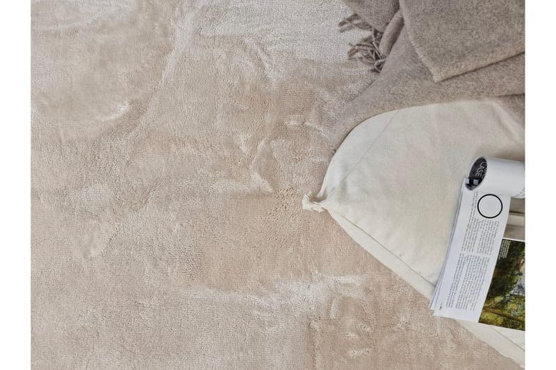 Cozy Ryamatta 160 cm Rund - Natur - Textil & mattor - Mattor - Modern matta - Ryamatta & luggmatta