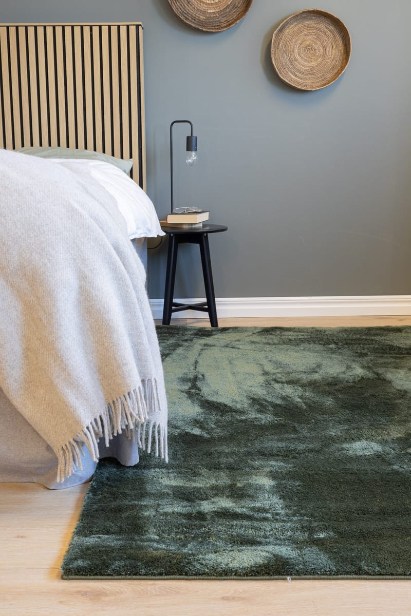 Cozy Ryamatta 160x230 cm Rektangulär - Grön - Textil & mattor - Mattor - Modern matta - Ryamatta & luggmatta