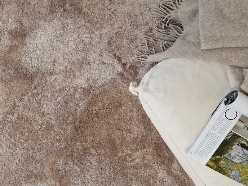 Cozy Ryamatta 160x230 cm Rektangulär - Linne - Textil & mattor - Mattor - Modern matta - Ryamatta & luggmatta