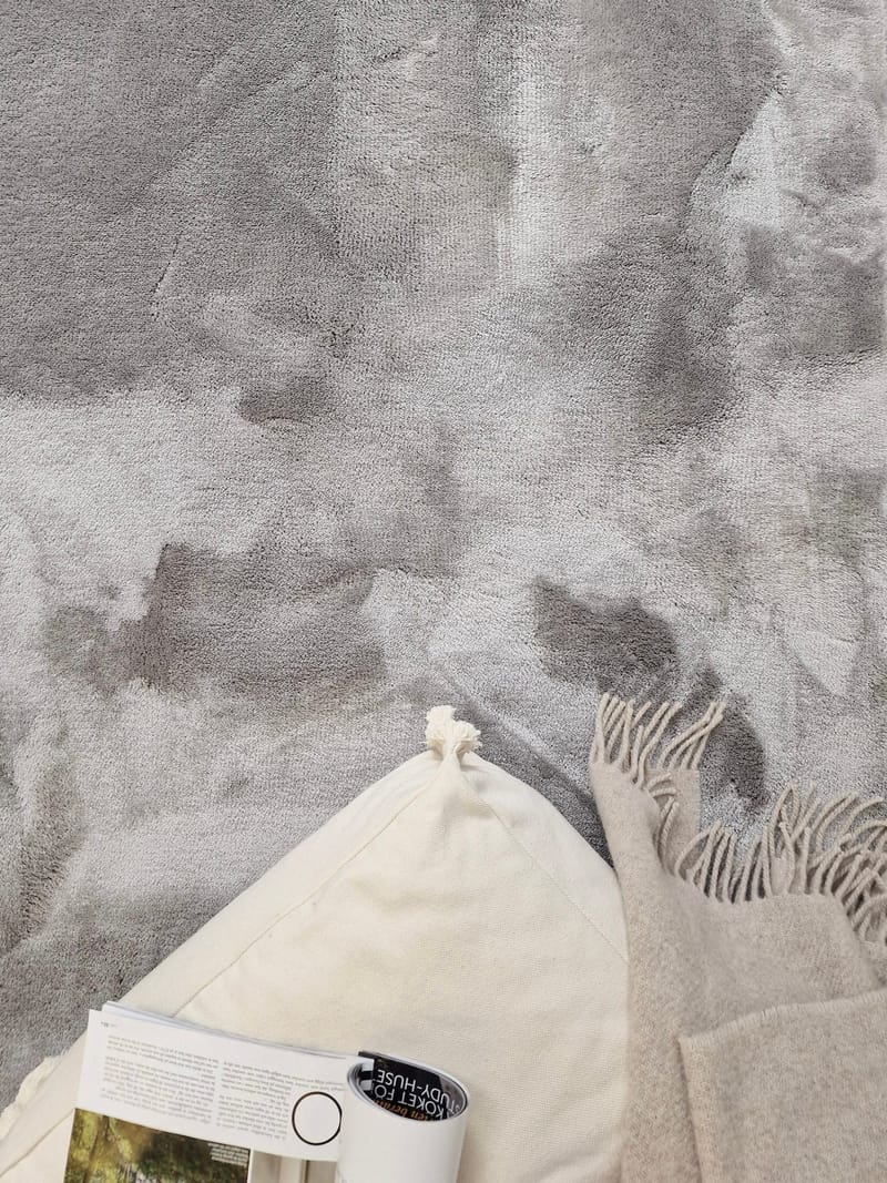 Cozy Ryamatta 200x290 cm Rektangulär - Silver - Textil & mattor - Mattor - Modern matta - Ryamatta & luggmatta