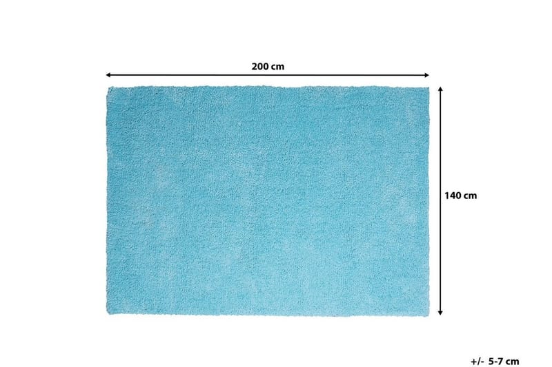 Demre Matta 140x200 - Blå - Textil & mattor - Mattor - Modern matta - Ryamatta & luggmatta