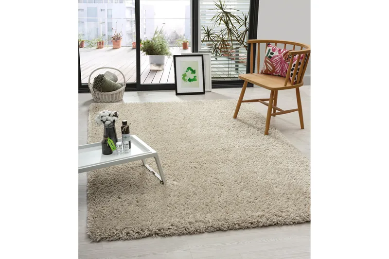 Floki Ryamatta 160x230 cm Rektangulär - Natur - Textil & mattor - Mattor - Modern matta - Ryamatta & luggmatta