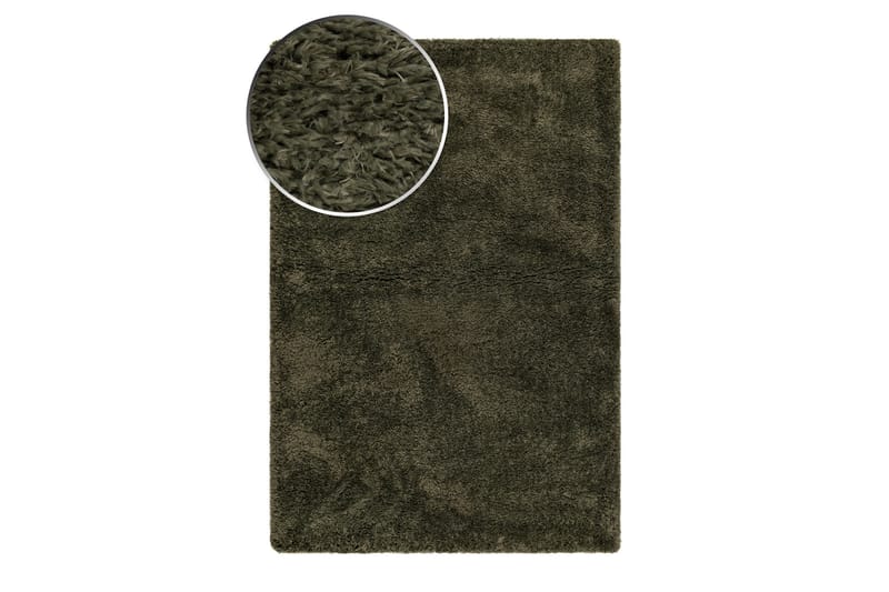 Floki Ryamatta 160x230 cm Rektangulär - Smaragdgrön - Textil & mattor - Mattor - Modern matta - Ryamatta & luggmatta