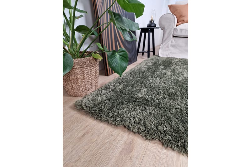 Floki Ryamatta 160x230 cm Rektangulär - Smaragdgrön - Textil & mattor - Mattor - Modern matta - Ryamatta & luggmatta