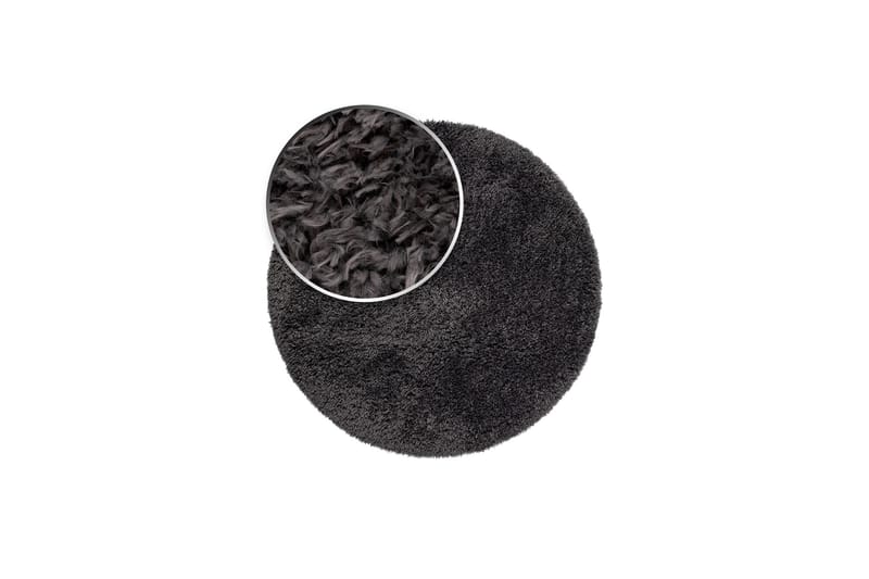 Floki Ryamatta 200 cm Rund - Antracit - Textil & mattor - Mattor - Modern matta - Ryamatta & luggmatta
