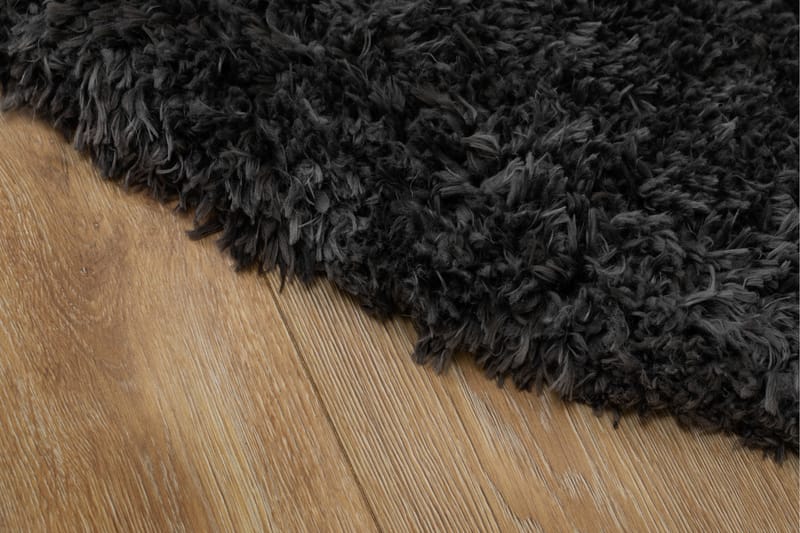 Floki Ryamatta 200 cm Rund - Antracit - Textil & mattor - Mattor - Modern matta - Ryamatta & luggmatta