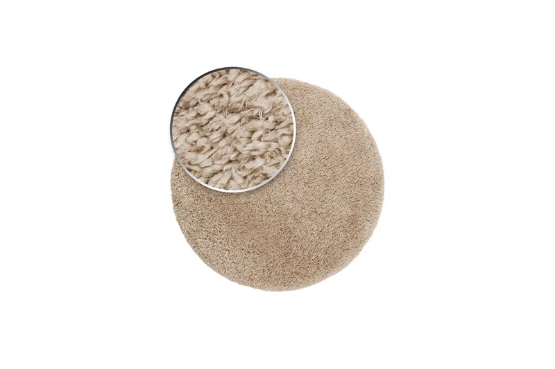 Floki Ryamatta 200 cm Rund - Natur - Textil & mattor - Mattor - Modern matta - Ryamatta & luggmatta