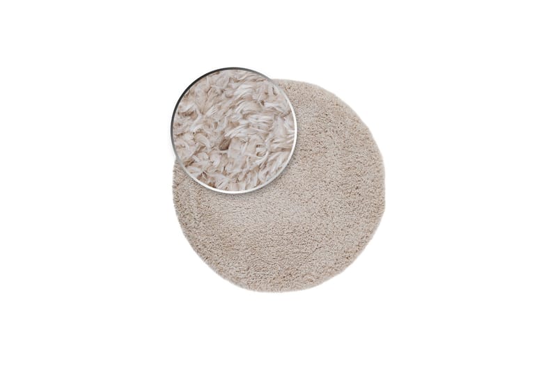 Floki Ryamatta 200 cm Rund - Vit - Textil & mattor - Mattor - Modern matta - Ryamatta & luggmatta