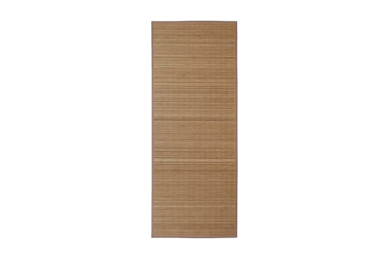 Fyrkantig Brun Bambumatta 80x200 cm - Brun - Sisalmattor - Dörrmatta & hallmatta - Jutemattor & hampamattor - Små mattor