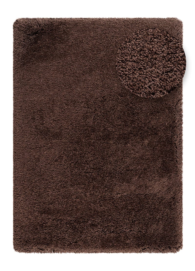 Handvävd Matta Sorrento 160x230 cm - Choklad - Textil & mattor - Mattor - Modern matta - Ryamatta & luggmatta
