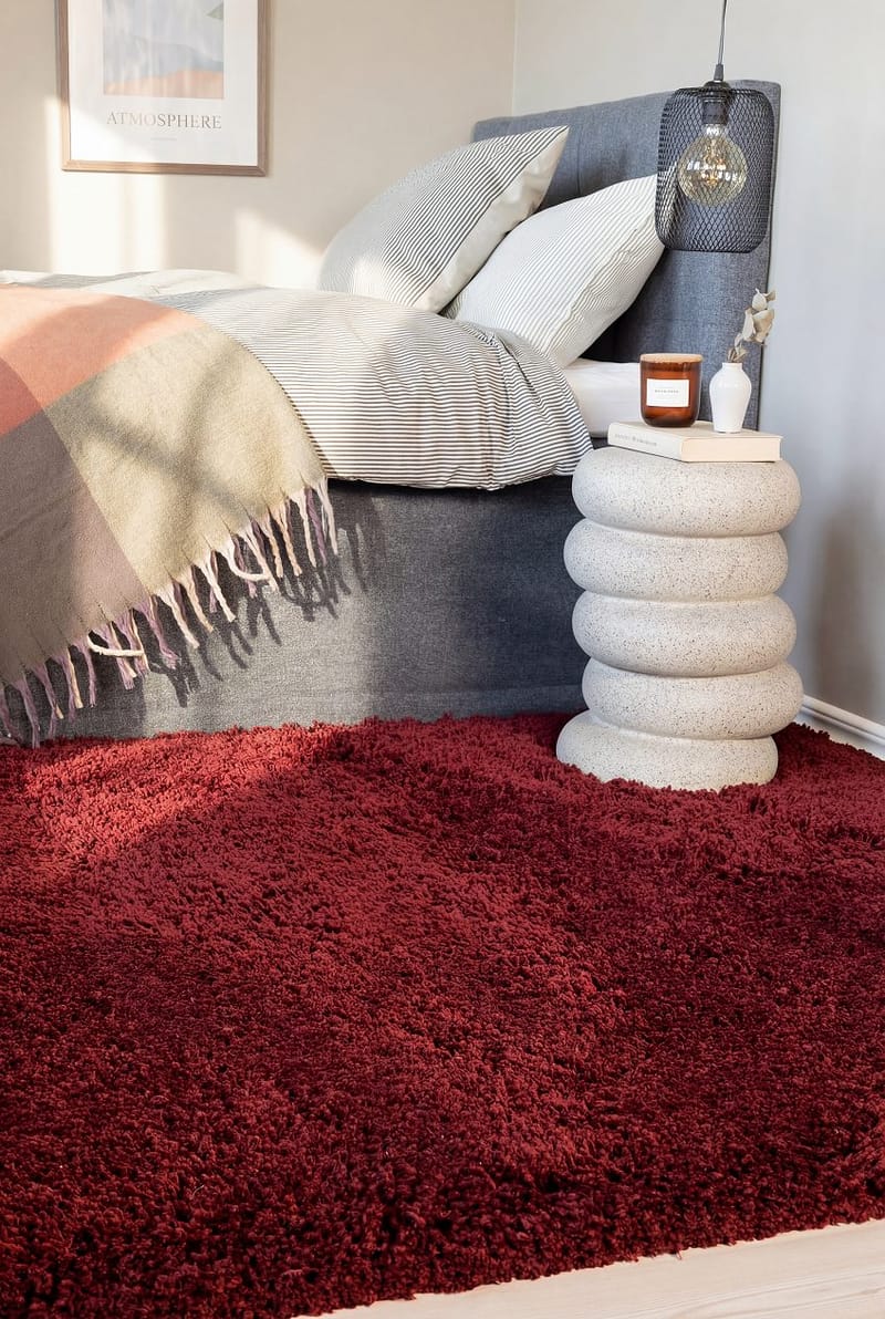 Handvävd Matta Sorrento 160x230 cm - Marsala - Textil & mattor - Mattor - Modern matta - Ryamatta & luggmatta